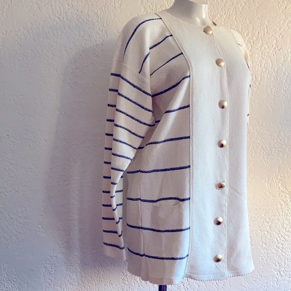 steve Fabricant VTG Santana knit blazer . Small . USA made - Picture 3 of 9